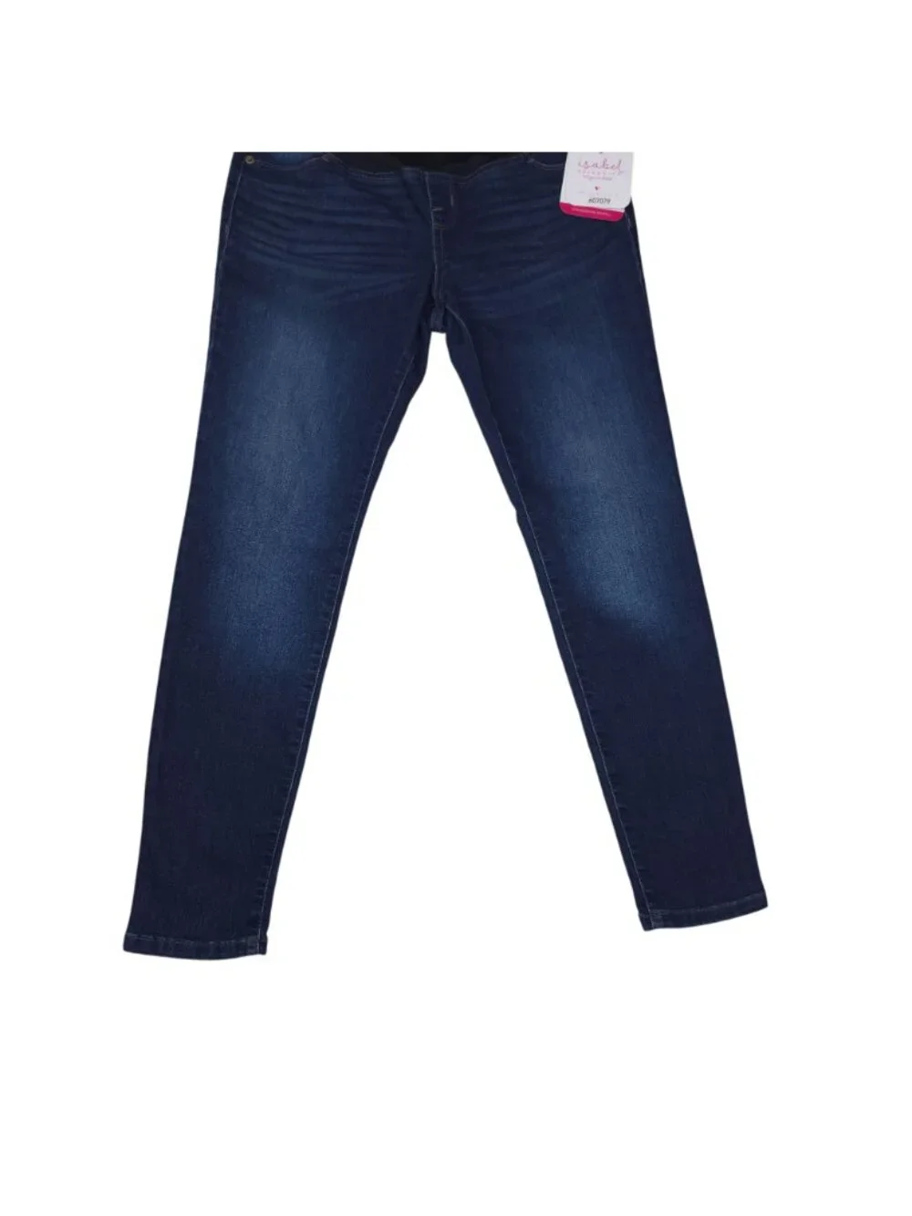 Isabel Maternity Skinny Maternity Jeans With Crossover Panel Size 8/29R Blue